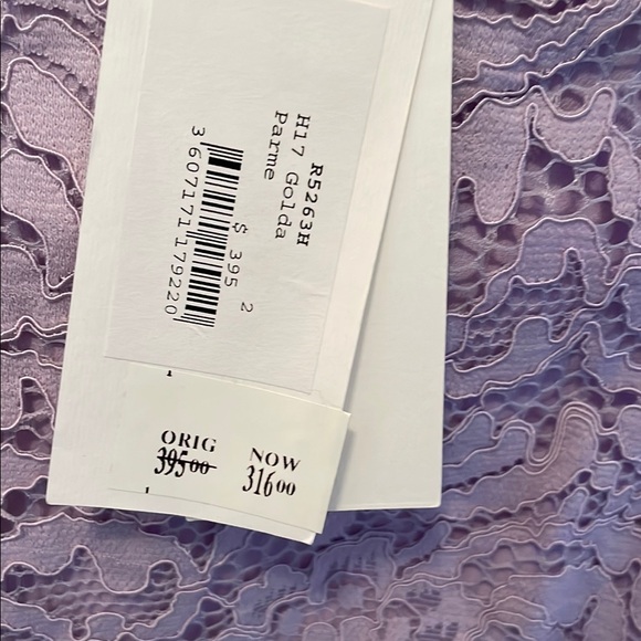 Sandro lavender Sheath Dress Sleeveless Mock Neck - Picture 13 of 15